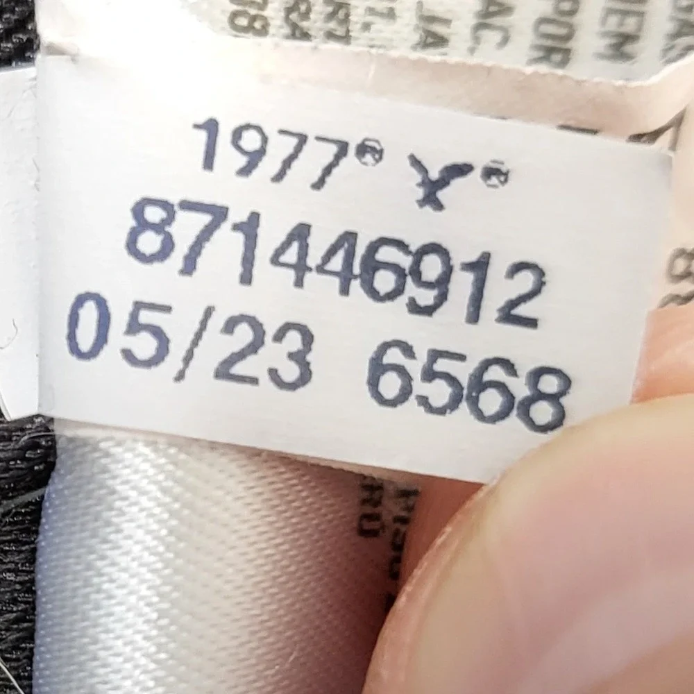 American Eagle Airflex+ Original Straight Jeans Mens 26x30 Black Good Stretch
